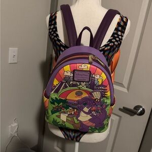Figment Loungefly Backpack – EPCOT 2024 Food & Wine Festival Exclusive – Used